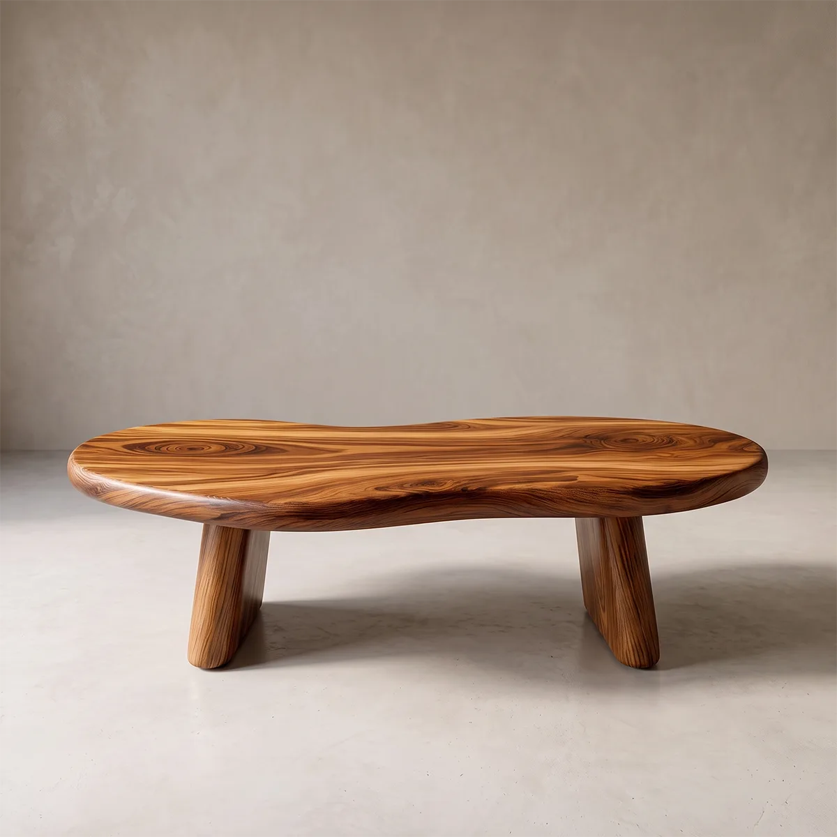 Organic Pebble Coffee Table | Sculptural Freeform Coffee Table for Modern Living Room TH003-1486