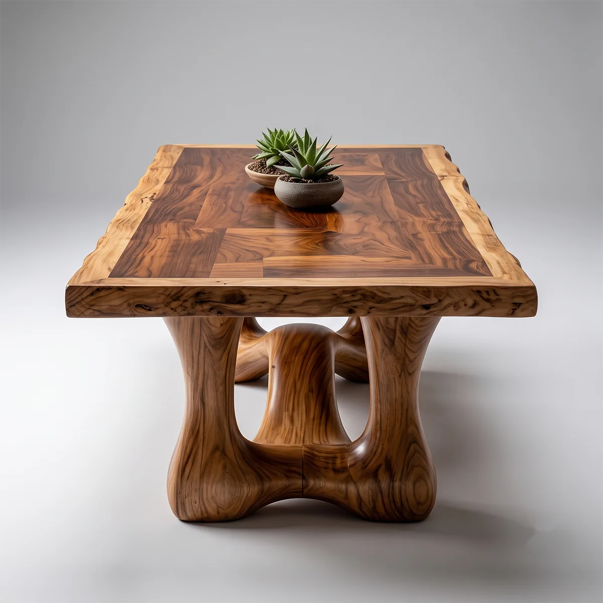 Solid Wood Coffee Table | Handmade Live Edge Coffee Table for Modern Living Room TT006-6482