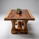 Solid Wood Coffee Table | Handmade Live Edge Coffee Table for Modern Living Room TT006-6482