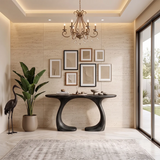 Modern Organic Console Table | Sculptural Entryway Console Table for Contemporary Interiors TH003-9438