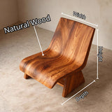Sculptural Curved Lounge Chair | Modern Minimalist Low Profile Accent Chair