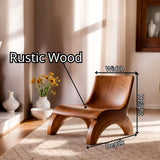 Sculptural Curved Lounge Chair with Arched Legs | Organic Modern Accent Chair