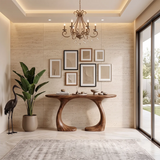 Modern Organic Console Table | Sculptural Entryway Console Table for Contemporary Interiors TH003-9438