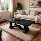 Solid Wood Coffee Table | Handmade Live Edge Coffee Table for Modern Living Room TT006-6482