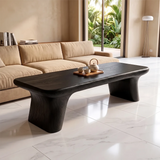 Modern Organic Coffee Table | Minimalist Sculptural Center Table for Contemporary Living Room TH003-9709