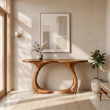 Modern Organic Console Table | Sculptural Entryway Console Table for Contemporary Interiors TH003-9438
