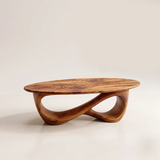 Modern Oval Coffee Table | Sculptural Organic Cocktail Table TH003-7031