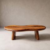 Organic Pebble Coffee Table | Sculptural Freeform Coffee Table for Modern Living Room TH003-1486
