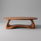 Modern Oval Coffee Table | Sculptural Organic Cocktail Table TH003-8246