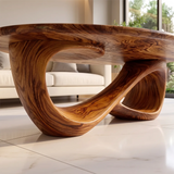Modern Oval Coffee Table | Sculptural Organic Cocktail Table TH003-7031