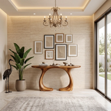 Modern Organic Console Table | Sculptural Entryway Console Table for Contemporary Interiors TH003-9438