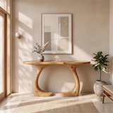 Modern Organic Console Table | Sculptural Entryway Console Table for Contemporary Interiors TH003-9438
