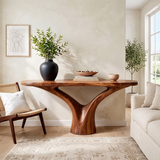 Modern Organic Console Table | Sculptural Entryway Console Table for Contemporary Home Decor TT006-7960